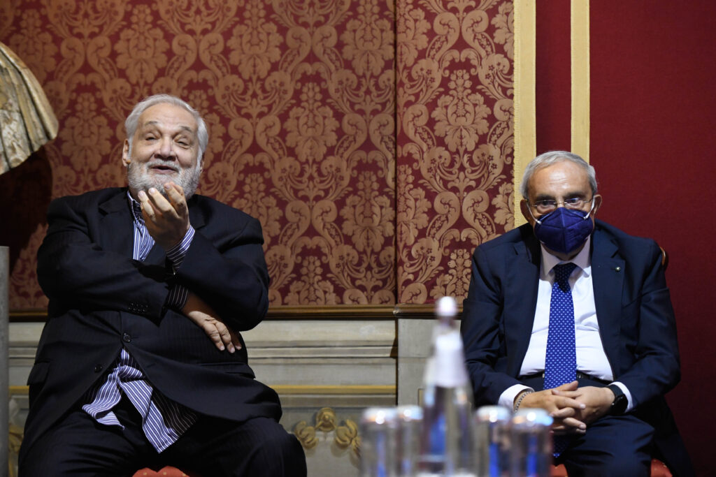 Premio Socrate 2021. Foto Di Maurizio Riccardi. Da Sinistra, Cesare Lanza E Giuseppe Bono