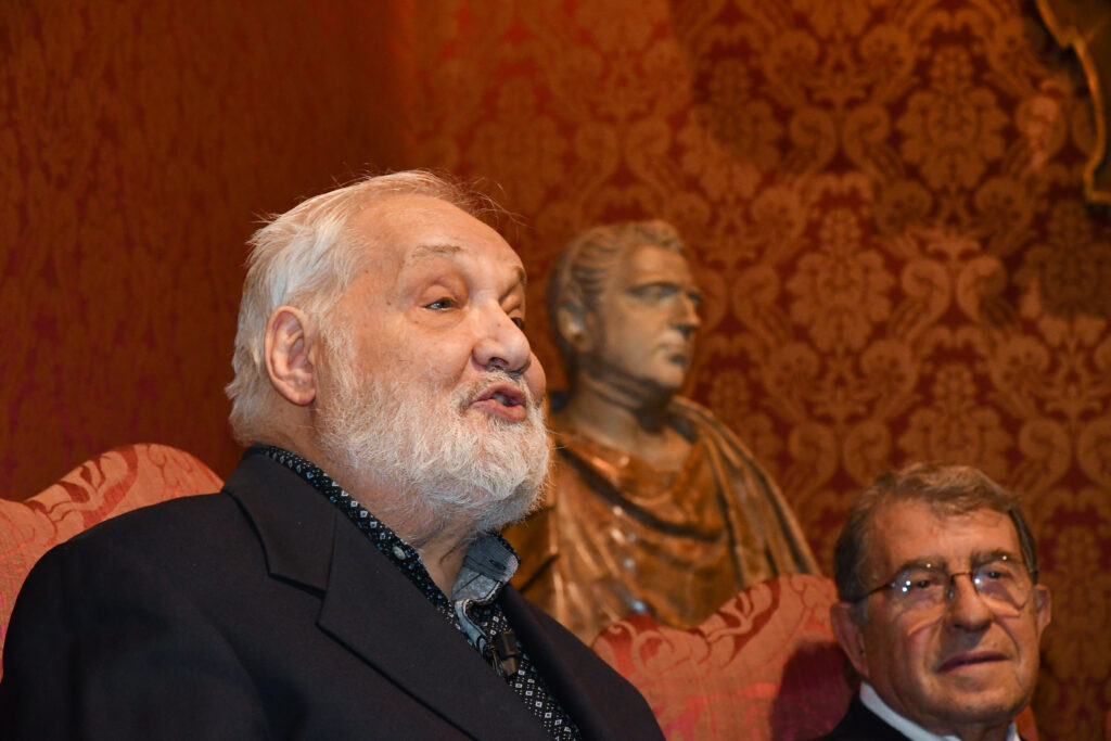 Premio Socrate 2022, Foto Di Maurizio Riccardi. Da Sinistra, Cesare Lanza E Corrado Calabrò