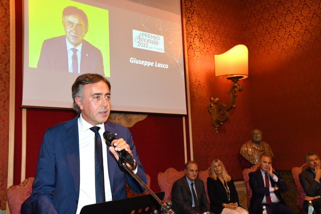 Premio Socrate 2022, Foto Di Maurizio Riccardi. Giuseppe Lasco, Condirettore Generale Poste Italiane